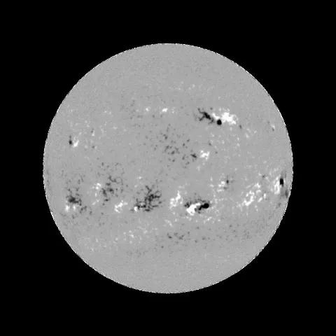 Image of Sun's magnetic field