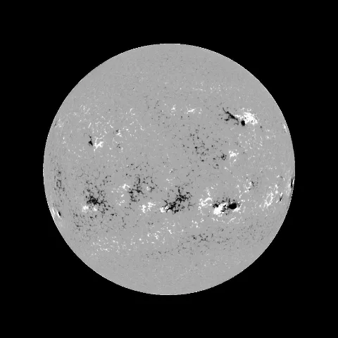 Image of Sun's magnetic field