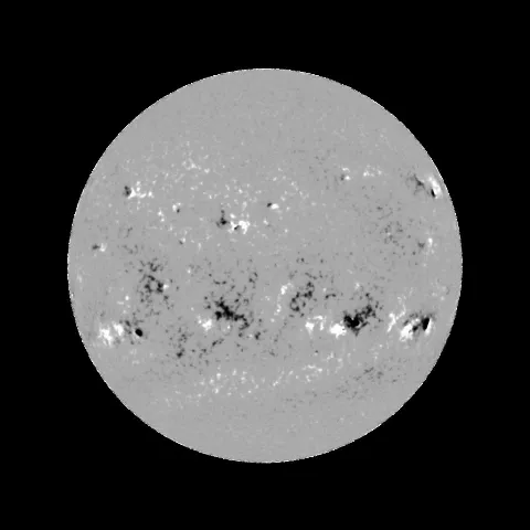 Image of Sun's magnetic field