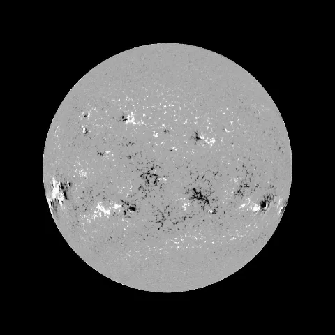 Image of Sun's magnetic field