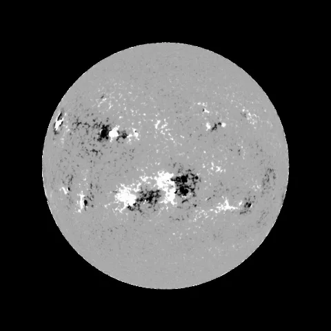 Image of Sun's magnetic field