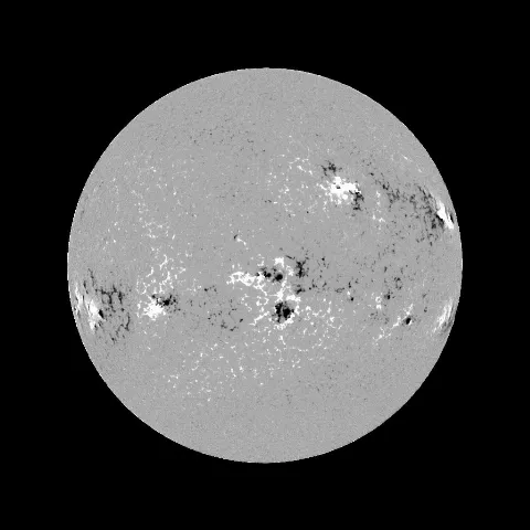 Image of Sun's magnetic field