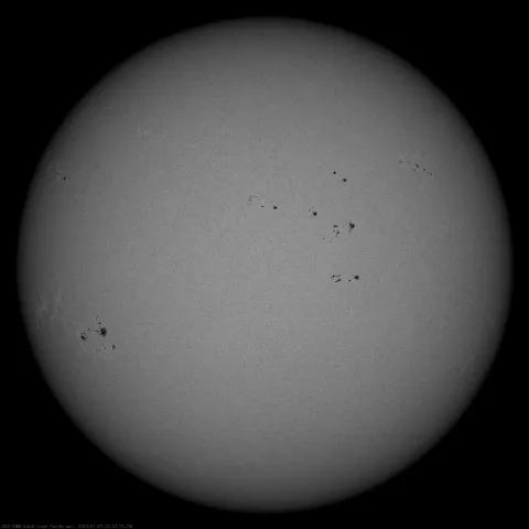 Image of Sun's photosphere