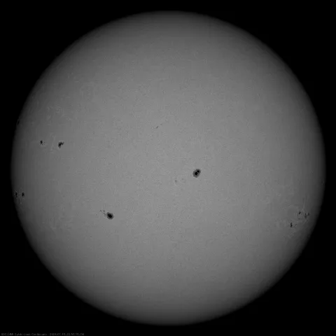 Image of Sun's photosphere