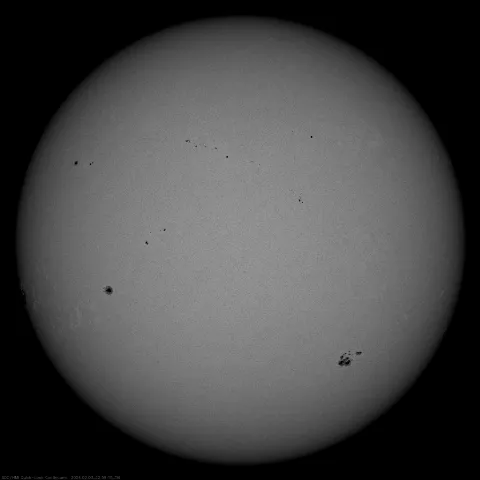 Image of Sun's photosphere