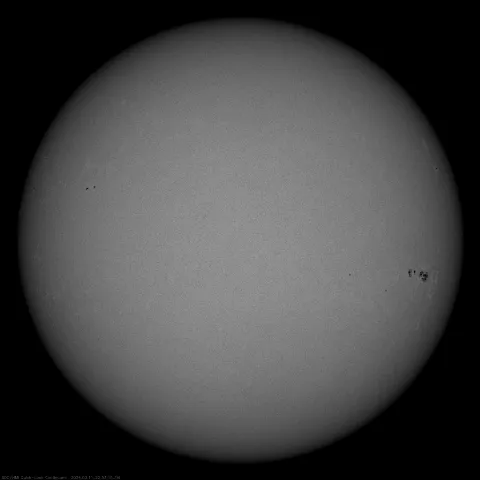 Image of Sun's photosphere