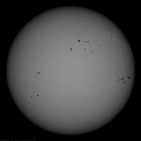 Image of Sun's photosphere