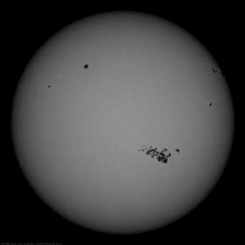 Image of Sun's photosphere