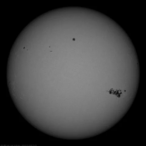 Image of Sun's photosphere