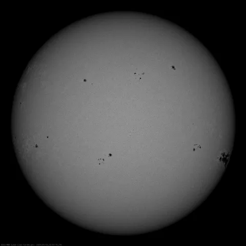 Image of Sun's photosphere