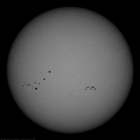 Image of Sun's photosphere