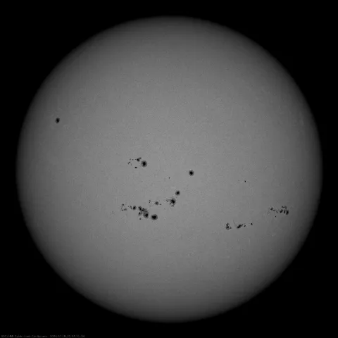 Image of Sun's photosphere