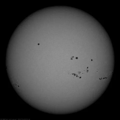 Image of Sun's photosphere