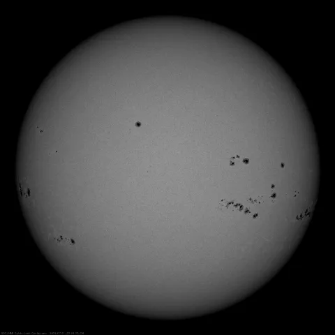 Image of Sun's photosphere