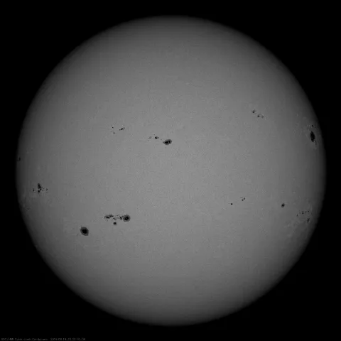 Image of Sun's photosphere