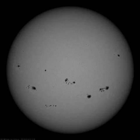 Image of Sun's photosphere