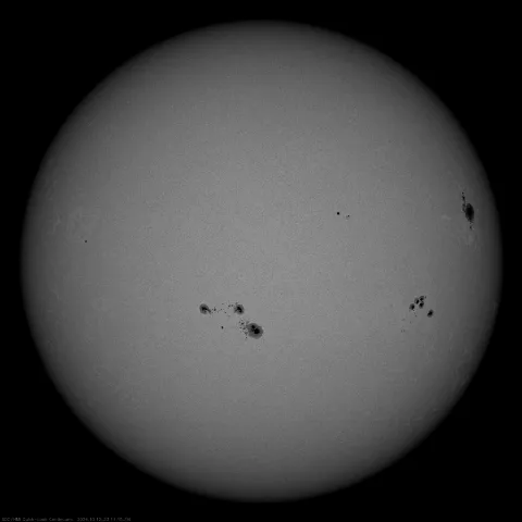 Image of Sun's photosphere