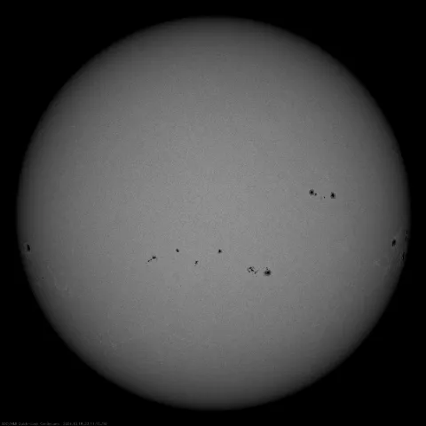 Image of Sun's photosphere