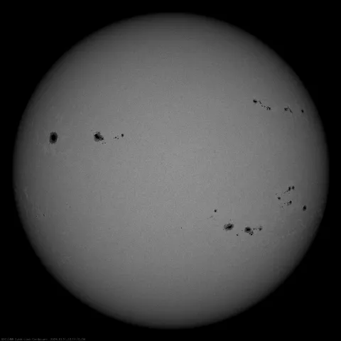 Image of Sun's photosphere