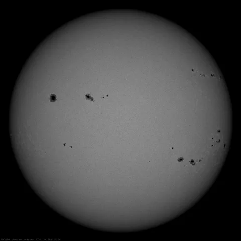 Image of Sun's photosphere