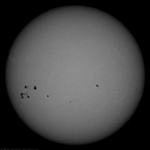 Image of Sun's photosphere