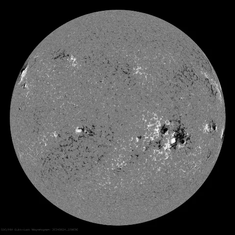 Image of Sun's magnetic field