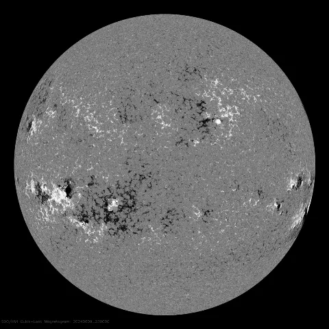 Image of Sun's magnetic field