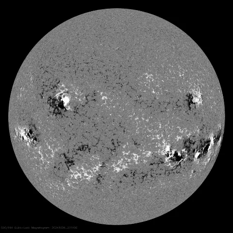 Image of Sun's magnetic field