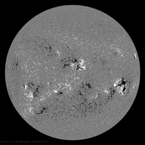 Image of Sun's magnetic field