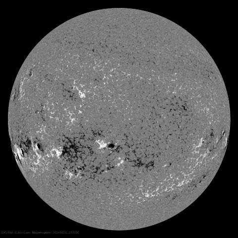 Image of Sun's magnetic field