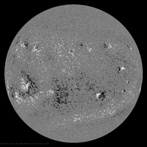 Image of Sun's magnetic field