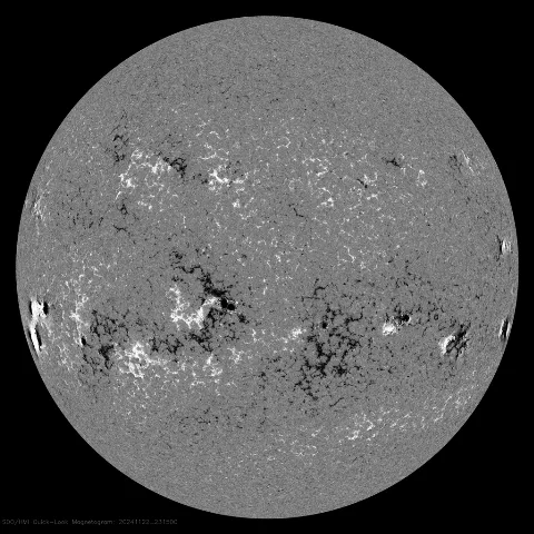 Image of Sun's magnetic field