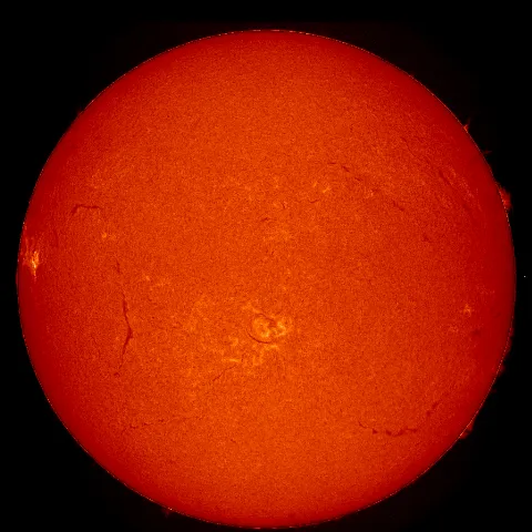 Image of Sun's chromosphere