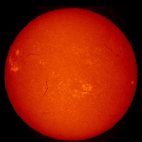 Image of Sun's chromosphere