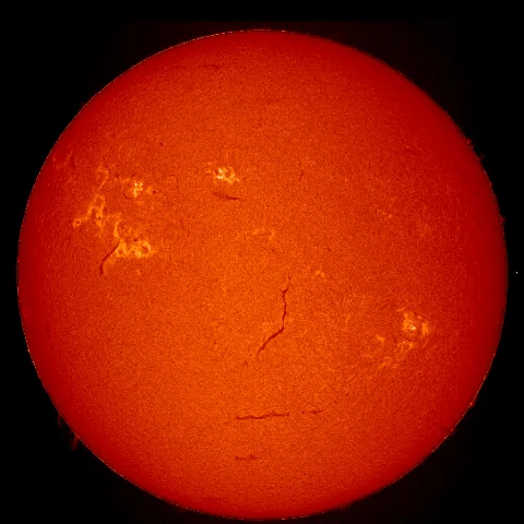 Image of Sun's chromosphere