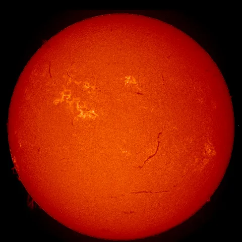 Image of Sun's chromosphere