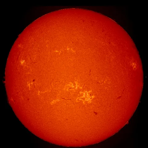 Image of Sun's chromosphere