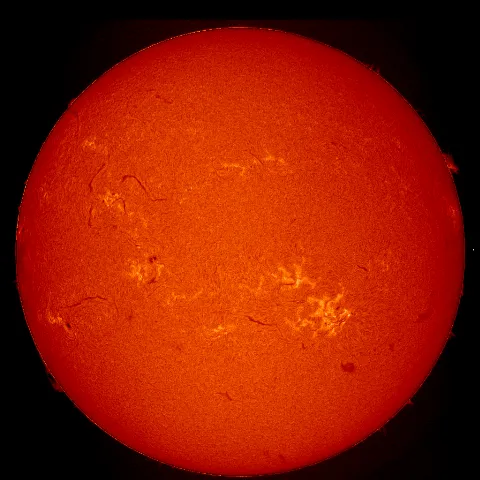 Image of Sun's chromosphere