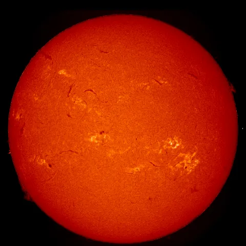 Image of Sun's chromosphere