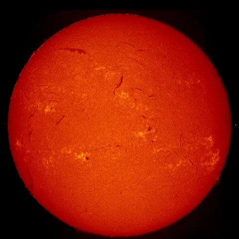 Image of Sun's chromosphere