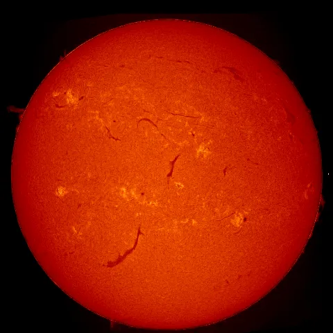 Image of Sun's chromosphere