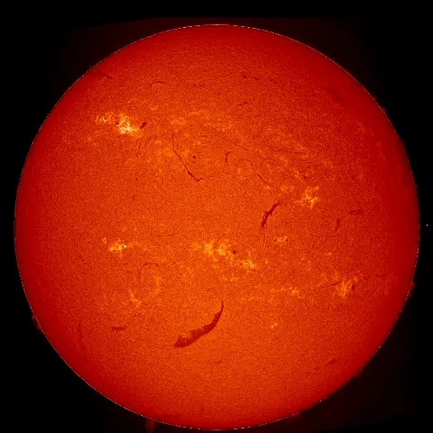 Image of Sun's chromosphere