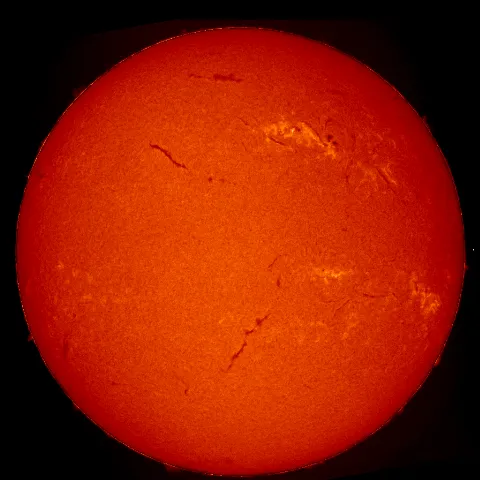 Image of Sun's chromosphere