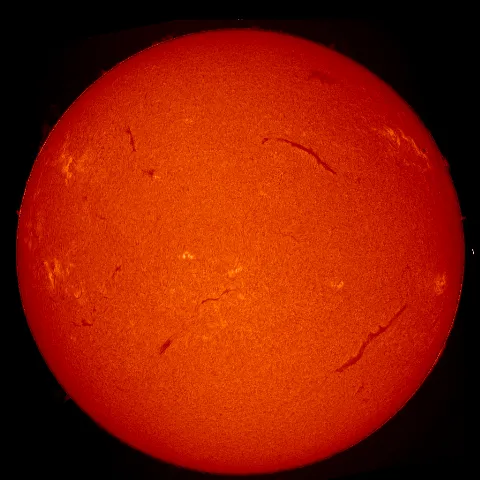 Image of Sun's chromosphere