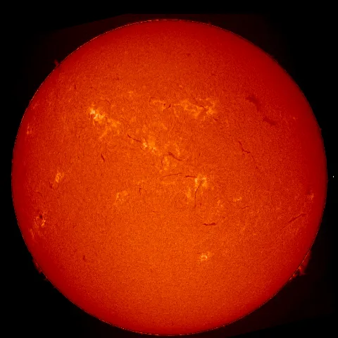 Image of Sun's chromosphere