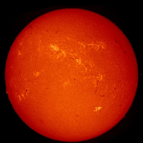 Image of Sun's chromosphere