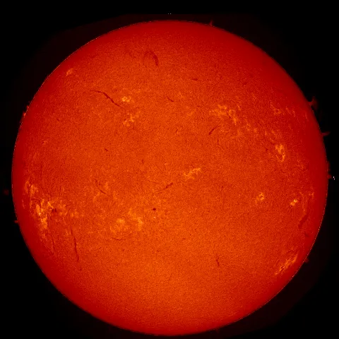 Image of Sun's chromosphere