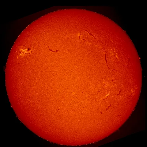 Image of Sun's chromosphere