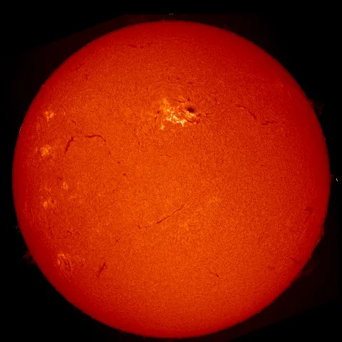 Image of Sun's chromosphere