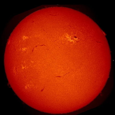 Image of Sun's chromosphere